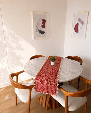 Camino de mesa peruano tejido a mano de 155 × 36 cm (61″ × 14″) | CMP002